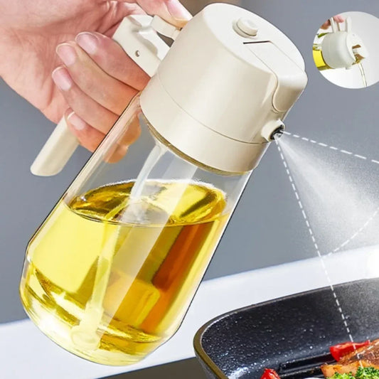 Kitchen Olive Oil Dispenser Oil Spray Bottle Automatic Dispenser 470ML Oil Sprayer for Cooking Kitchen Salad Barbecue BBQ Baking