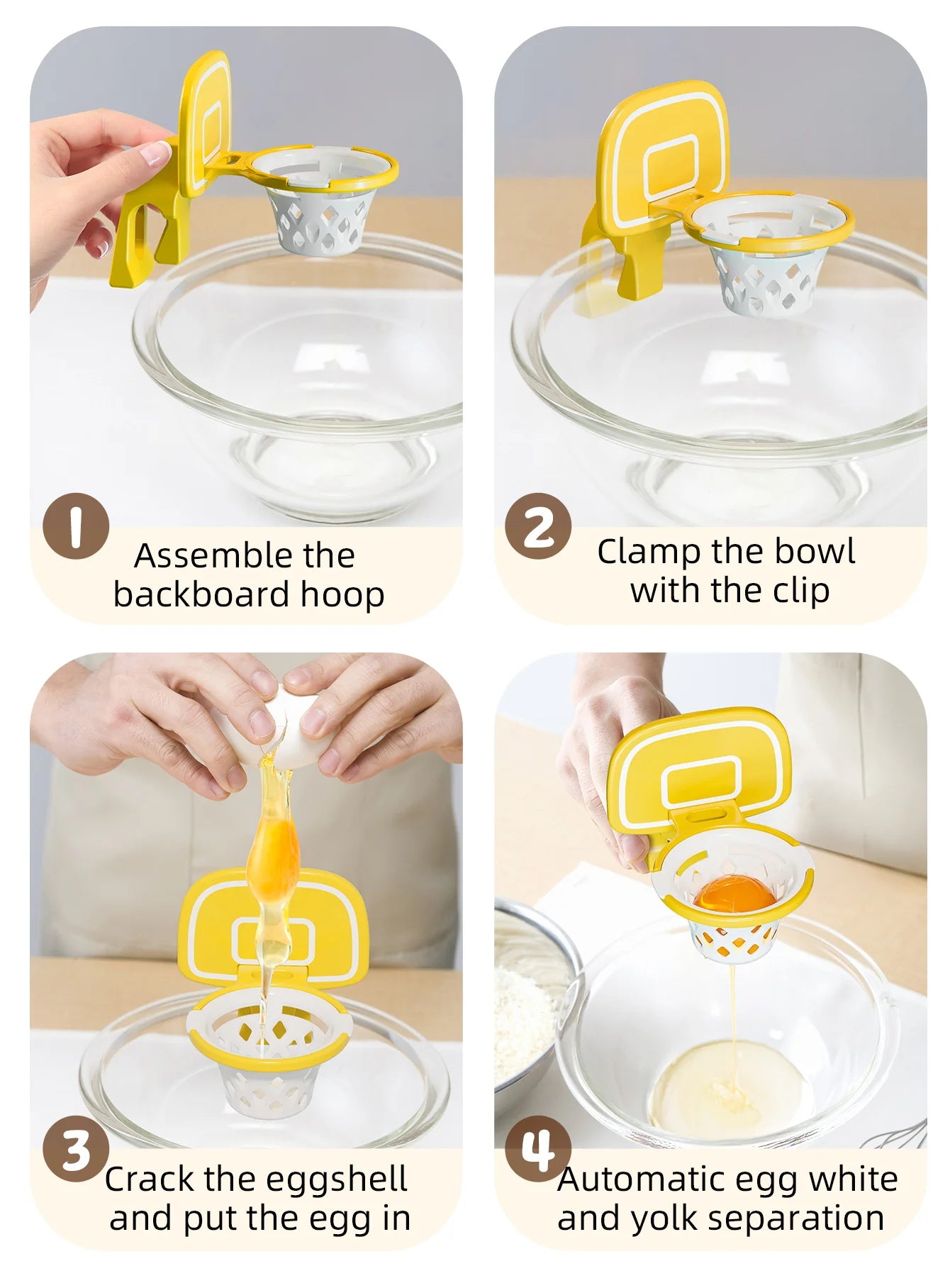 Egg Yolk Separator Basket