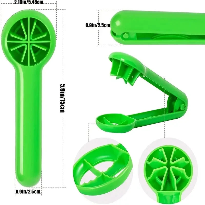 Grape Tomato Cherry Strawberry Cutter, Green Multifunctional Vegetable And Fruit Cutter, No Blade, Creative Kids Supplies