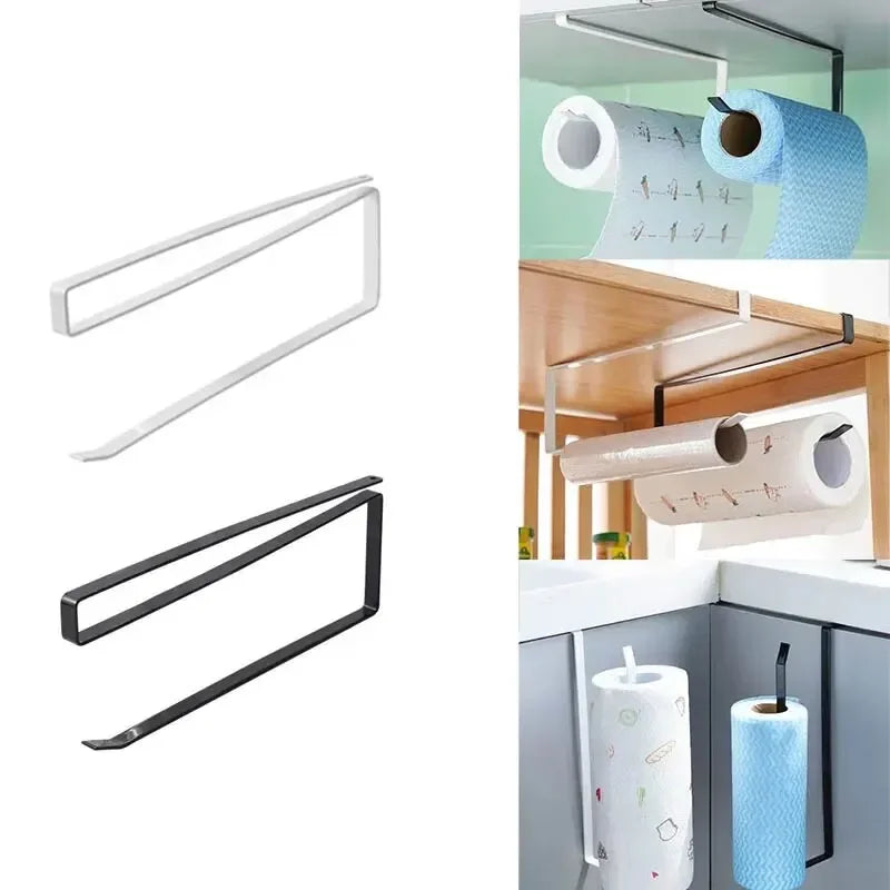 Paper Roll Holder Towel Rack Cling