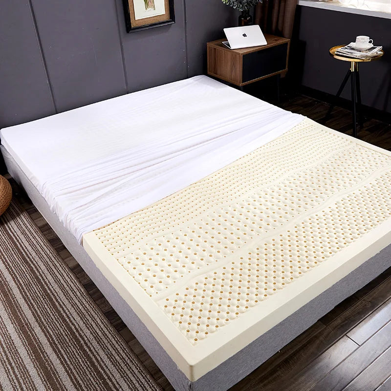 Thailand 100% Natural latex Mattress natural latex liquid mattress  home single double mats with cover King Queen Twin Full Size