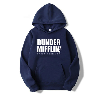 The Office Dunder Mufflin INC Paper Hoodie Dwight Schrute Sweatshirt  Men Women Hoodies Casual Pullover Hooded Sweater