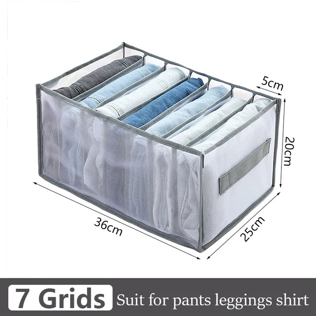 Jeans Organization Storage Box Closet Organizer