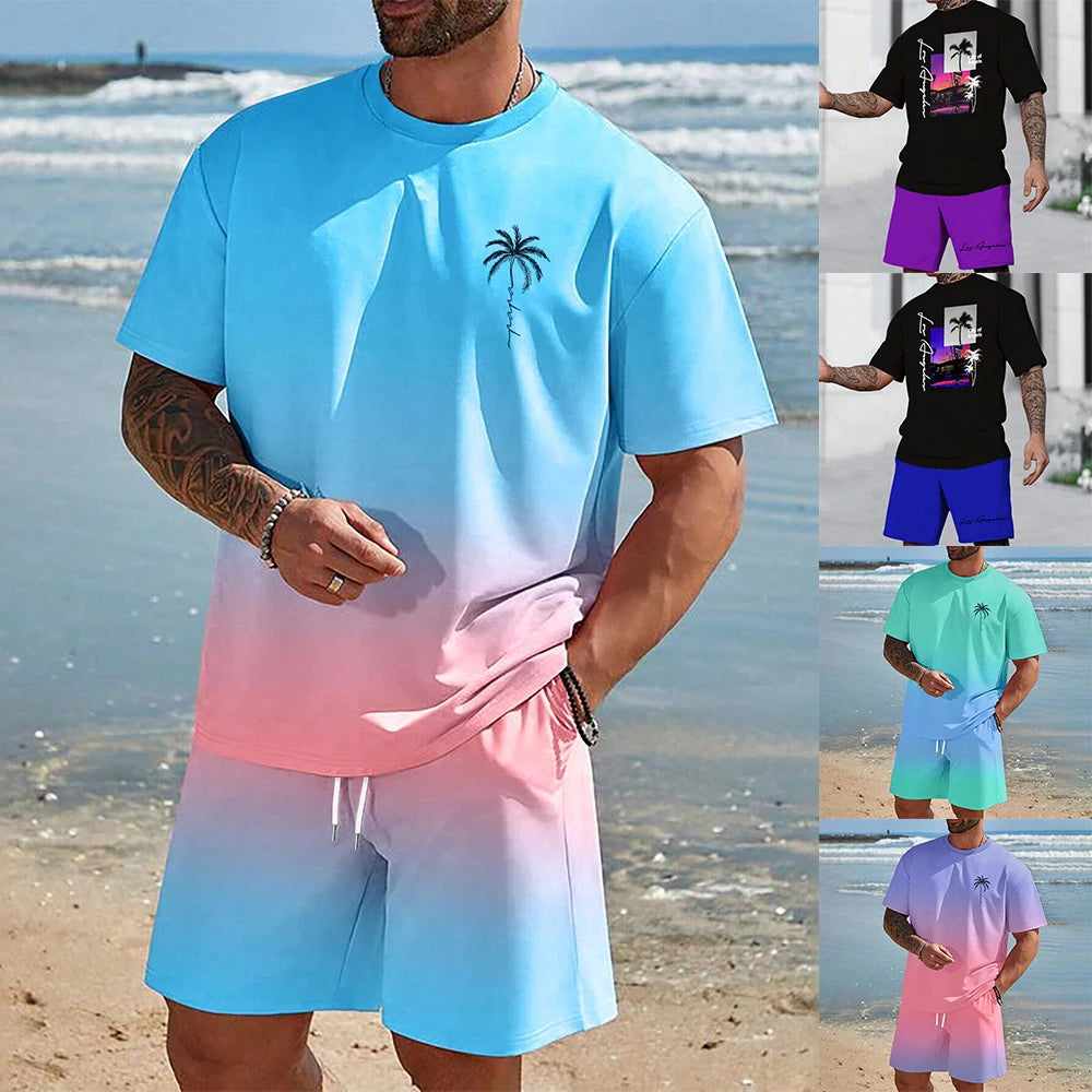 Dylan Hawaiian Men Short SET