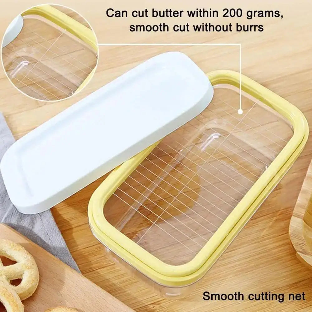 Refrigerator Butter Dish Box With Lid Slicers Case Knife Gadget Kitchen Tool Fridge Storage Lid Cutter Slicing Cheese Board Sets