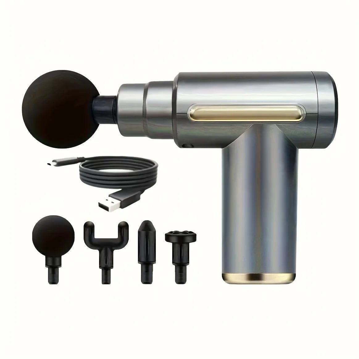 Pistolet de massage portable Sejoy pour un soulagement complet du corps, rechargeable par USB, idéal pour les muscles du dos et du cou, cadeau de vacances idéal pour hommes et femmes