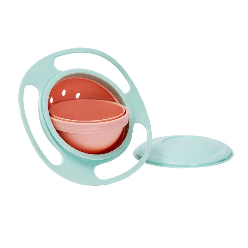 Universal Gyro Bowl 360 Rotate Spill Proof Feeding