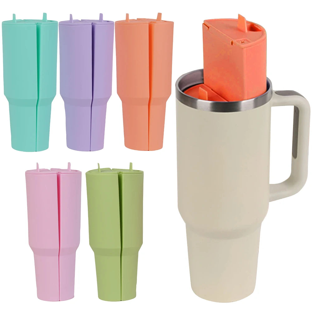 Silicone Water Bottle Liner Insulated Mug Divider Water Cup Double-Flavor Lining for Stanley 40oz Cup Accessories