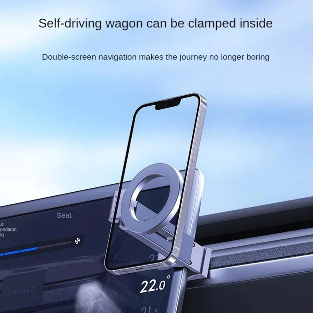 360° Rotatable Universal Magnetic Phone Holder for Car - Adjustable Mount for iPhone and other devices! 