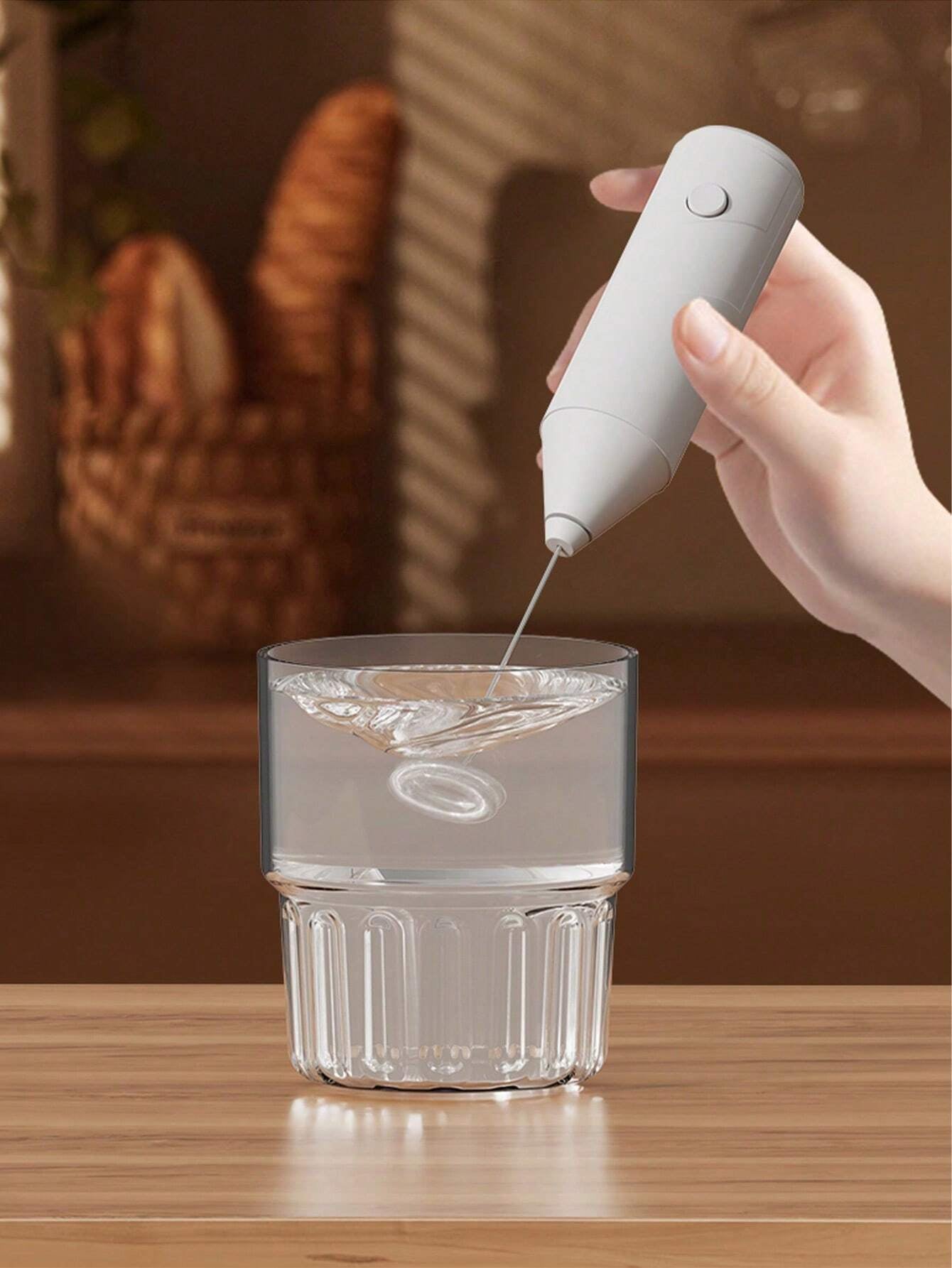 Milk Frother, Powerful Handheld Milk Frother, Mini Milk Foamer,Coffee Stirrer, Stainless Steel Drink Mixer for Coffee, Lattes, Cappuccino,Matcha,Hot Chocolate, Portable Foam Maker,Electric Wireless Blender Mini Coffee Maker